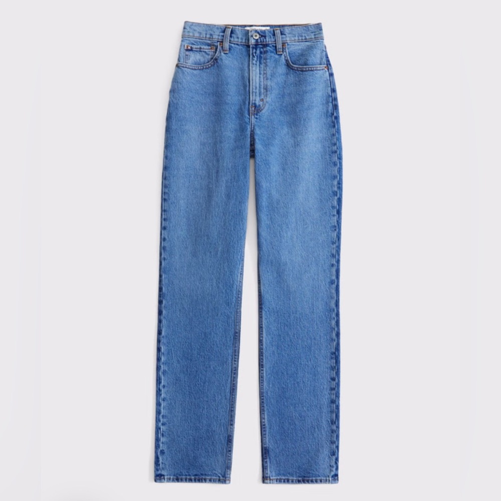 Abercrombie and fitch 90s straight ultra high rise